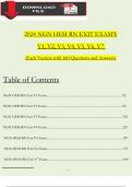 2024 NGN HESI RN EXIT V1, V2, V3, V4, V5, V6, V7, EXAM QUESTIONS AND ANSWERS, 100% VERIFIED NEWEST VERSION