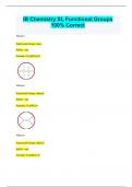 IB Chemistry SL Functional Groups  100% Correct