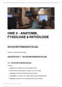 OWE 3 HAN - ANATOMIE, FYSIOLOGIE & PATHOLOGIE