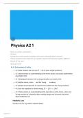 Full notes for A2 Unit 1 Physics