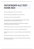 PATHFINDER HLZ TEST EXAM 2024 