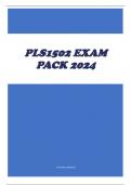 PLS1502 EXAM PACK 2024