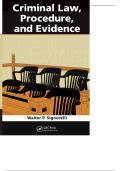 Criminal Law, Procedure, and Evidence