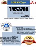 TMS3708 Assignment 2 (COMPLETE ANSWERS) 2024 - DUE 22 May 2024