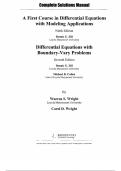 Solutions Manual A First Course in Differential Equations with Modeling Applications Ninth Edition Dennis G. Zill Loyola Marymount University