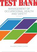 Management of Occupational Health & Safety, 8th Edition Kelloway, TEST BANK