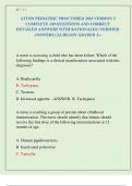 ATI RN PEDIATRIC PROCTORED 2024 VERSION 3  COMPLETE 140 QUESTIONS AND CORRECT  DETAILED ANSWERS WITH RATIONALES (VERIFIED  ANSWERS) |ALREADY GRADED A+