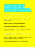 2024 NEW YORK STATE REAL ESTATE SALESPERSON LICENSING EXAM 75 QUESTIONS AND ANSWERS WITH COMPLETE SOLUTIONS;(PASSED ON FIRST ATTEMPT 100%)