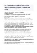 LA County Protocol 814 Determining Death_Pronouncement of Death in the