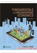 SOLUTION MANUAL FOR FUNDAMENTALS OF ENGINEERING ECONOMICS 4TH EDITION CHAN PARK