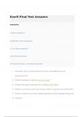 Everfi Final Test Answers