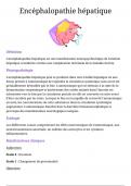 Fiche d’étude encéphalopathie Hépatique