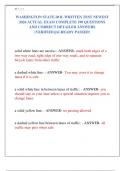 WASHINGTON STATE DOL WRITTEN TEST NEWEST  2024 ACTUAL EXAM COMPLETE 190 QUESTIONS AND CORRECT DETAILED ANSWERS  (VERIFIED)|ALREADY PASSED!