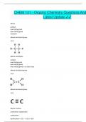 Organic Chemistry 141  Bundle Latest Update!! 