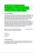 SNCO DLC - Leadership and Management Section 2 (in Lesson questions) Ch. 1-7 exam