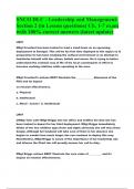 SNCO DLC - Leadership and Management Section 2 (in Lesson questions) Ch. 1-7 exam