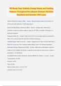 RD Study Prep: Nutrient, Energy Needs, and Feeding Patterns Throughout the Lifespan (Domain 1A) Exam Questions and Answers 100% pass