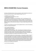 MoCA Test Practice Questions- Early Childhood Education (064) Questions And Answers Package Deal