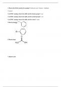 ACS Organic Chemistry II Final Exam Questions and Answers