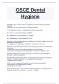 OSCE Dental  Hygiene