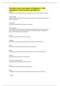 Prostart year one exam (Chapters 1-10) questions and answers graded A+ 