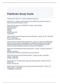 Pathfinder Study Guide with correct Answers