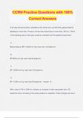 CCRN Practice Questions with 100% Complete Solutions A patient has had a large anterior myocardial infarction last month and developed a ventricular aneurysm. He now has episodes of ventricular tachycardia that are not prevented or converted with antidysr