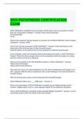 2024 PATHFINDER CERTIFICATION EXAM QUESTIONS AND ANSWERS