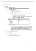 Med-Surg II exam 1 study guide