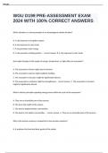 WGU D199 PRE-ASSESSMENT EXAM 2024 WITH 100% CORRECT ANSWERS