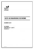 GCE AS MARKING SCHEME SUMMER 2019 AS (NEW) APPLIED ICT - AICT1 2535U10-1