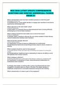 WGU D048 LATEST UPDATE COMPREHENSIVE QUESTIONS AND VERIFIED ANSWERS|ALL PASSED| GRADE A+