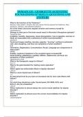 DOMAIN I-II - GEORGETTE (SCIENTIFIC FOUNDATIONS/AP SKILLS) QUESTIONS AND ANSWERS