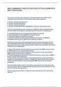 HESI COMMUNITY HEALTH 2023-2024 ACTUAL EXAM WITH  BEST SOLUTIONS          The nurse is caring for four clients in a women's health clinic. Which client  should the nurse assess for risk for pelvic inflammatory disease?    A. 30 year old with endometrio