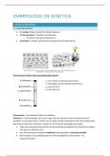 samenvatting embryologie en genetica