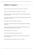 BTMA 317 Chapter 3 Study Guide  Exam Questions.