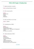 NSG 430 Topic 2 Endocrine Actual Exam 2024 Q & A  (Graded A+ ) 