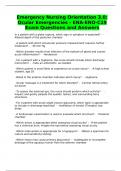 Emergency Nursing Orientation 3.0: Ocular Emergencies - ENA-ENO-C19 Exam Questions and Answers