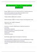 IB Chemistry Topic 5 latest update  graded A+