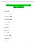 IB Chemistry - Functional Groups 100% Correct