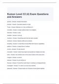 Kumon Level C2 (4) Exam Questions and Answers