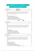 POSTEST ATLS QUESTIONS And ANSWERS (Advanced trauma life support)