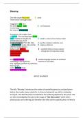            GCSE Level 9 analysis of "Blessing" by      IMTIAZ DHARKER