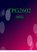 TPG2602 Assessment 50 Portfolio 2024