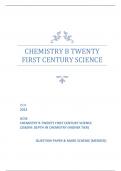 OCR 2023 GCSE CHEMISTRY B TWENTY FIRST CENTURY SCIENCE J258/04: DEPTH IN CHEMISTRY (HIGHER TIER) QUESTION PAPER & MARK SCHEME (MERGED