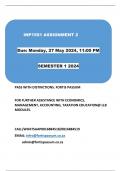 INP1501 ASSIGNMENT 2 SEMESTER 1 2024. PASS WITH DISTINCTION. FORTIS PASSUM