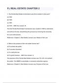 FL REAL ESTATE CHAPTER 2 QUESTIONS & ANSWERS 2024 ( A+ GRADED 100% VERIFIED)