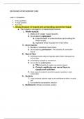 BIO 252 EXAM 1 STUDY GUIDE-PART 1 Chamberlain college of nursing