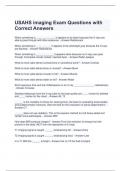 USAHS imaging Exam Questions with Correct Answers