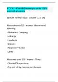 FCCN 1-Fluid&Electrolyte with 100% correct answers